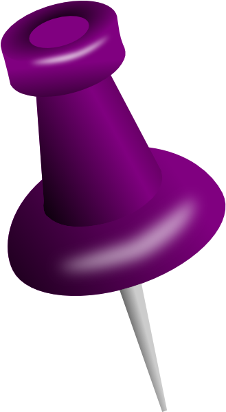 Purple Push Pin Png (336x599)
