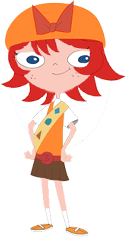 Marie Flynn As A Fireside Girl - Phineas And Ferb Marie Flynn (440x772)