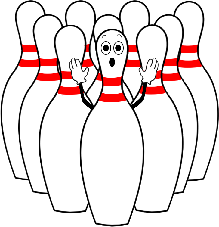 Humorous Bowling Pictures - Clip Art (886x886)