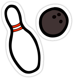 Bowling Pins And Balls Pattern - Ten-pin Bowling (375x360)