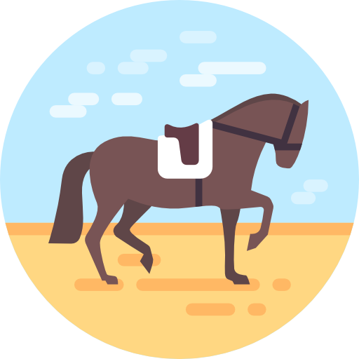 Equestrian - Horse Flat Icon (512x512)