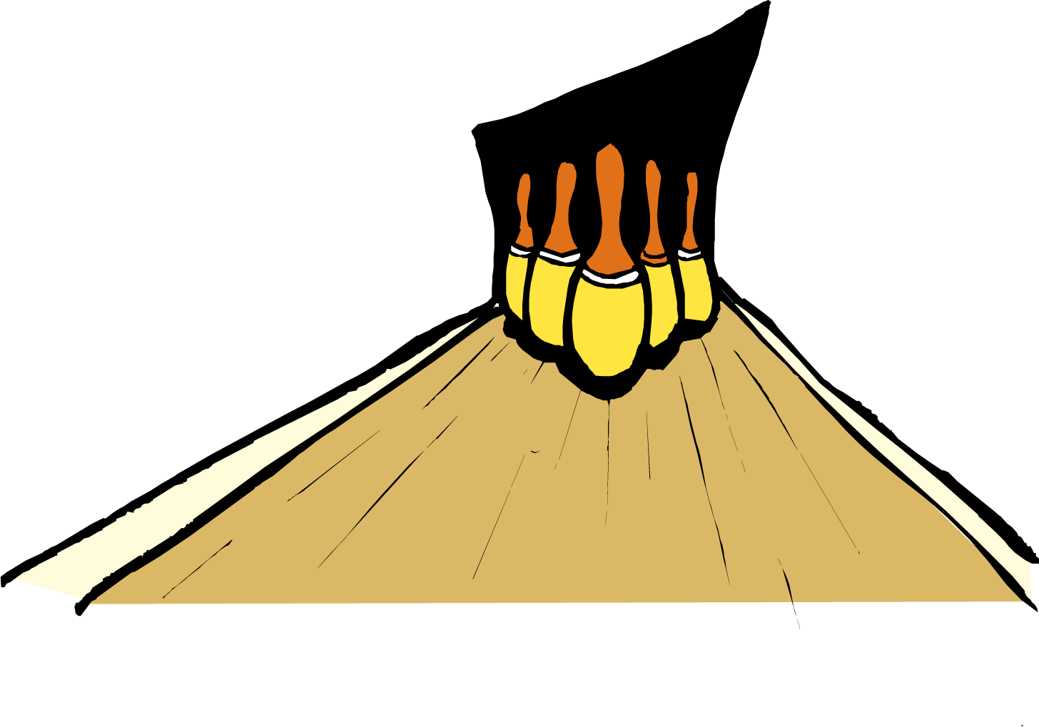 Ten-pin Bowling Vecteur Clip Art - Ten-pin Bowling Vecteur Clip Art (1456x1019)