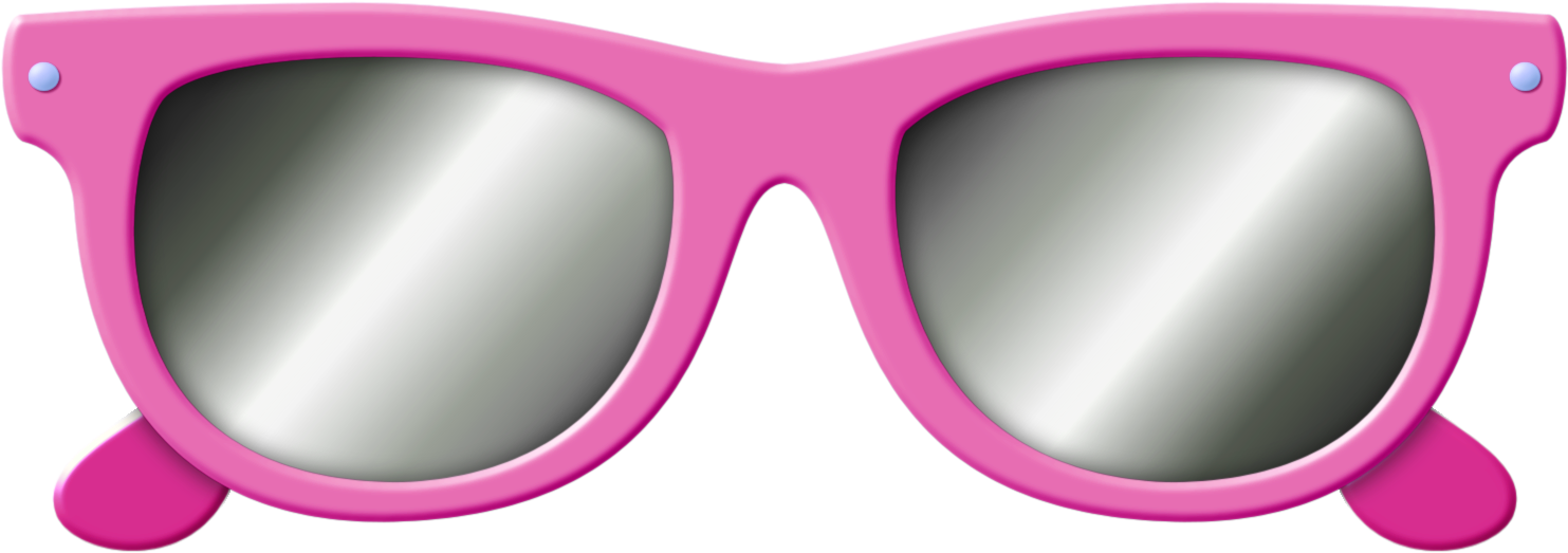 Pink Glasses Png Image - Transparent Background Sunglasses Clip Art (1542x581)