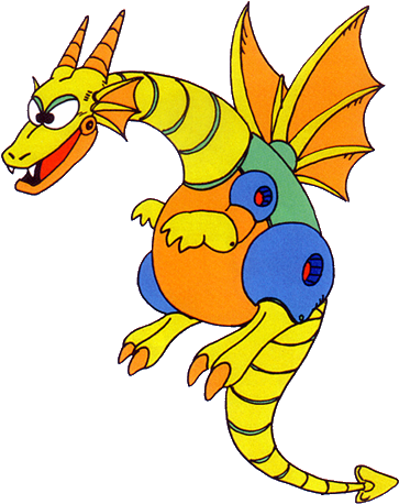 The Mecha Dragon Is A Reference To Mega Man - Mega Man 2 Dragon (383x467)