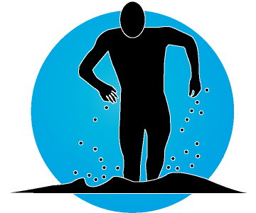Swimming - Ocean Swim - Illustration (432x432)