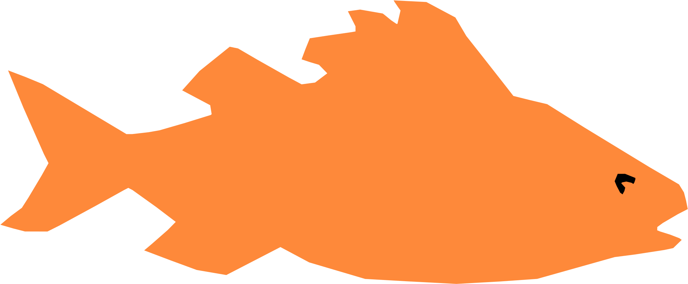 Fish Clip Art - Fish Clip Art (2400x1085)