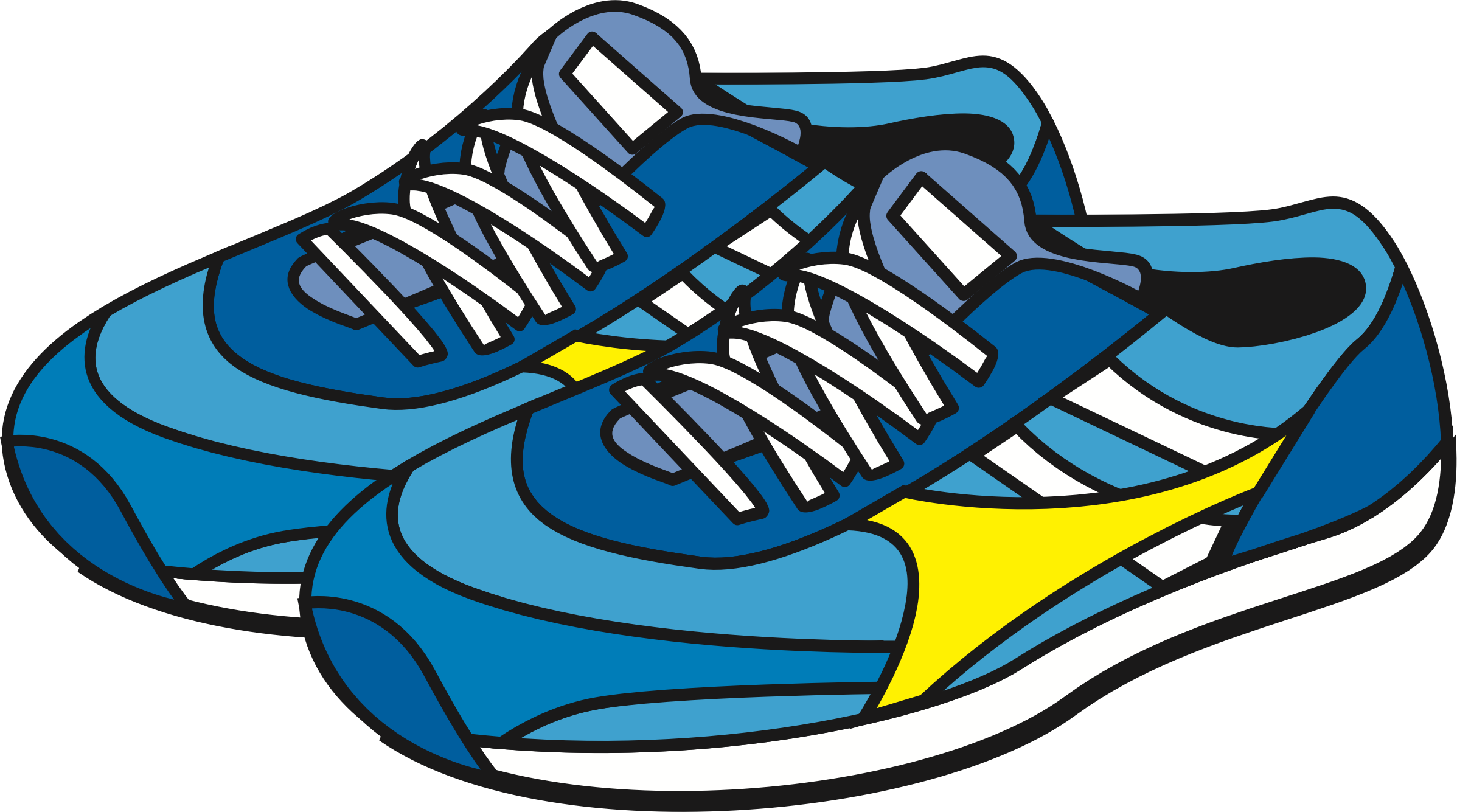 Jogging Shoes Clipart - Shoes Clipart.