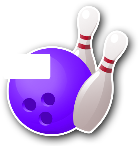 Bowling Ball & Pins - Ten-pin Bowling (512x512)