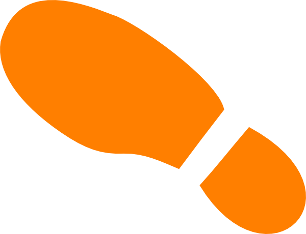 Shoe Print Clip Art - Shoe Print Outline Clip Art (600x460)