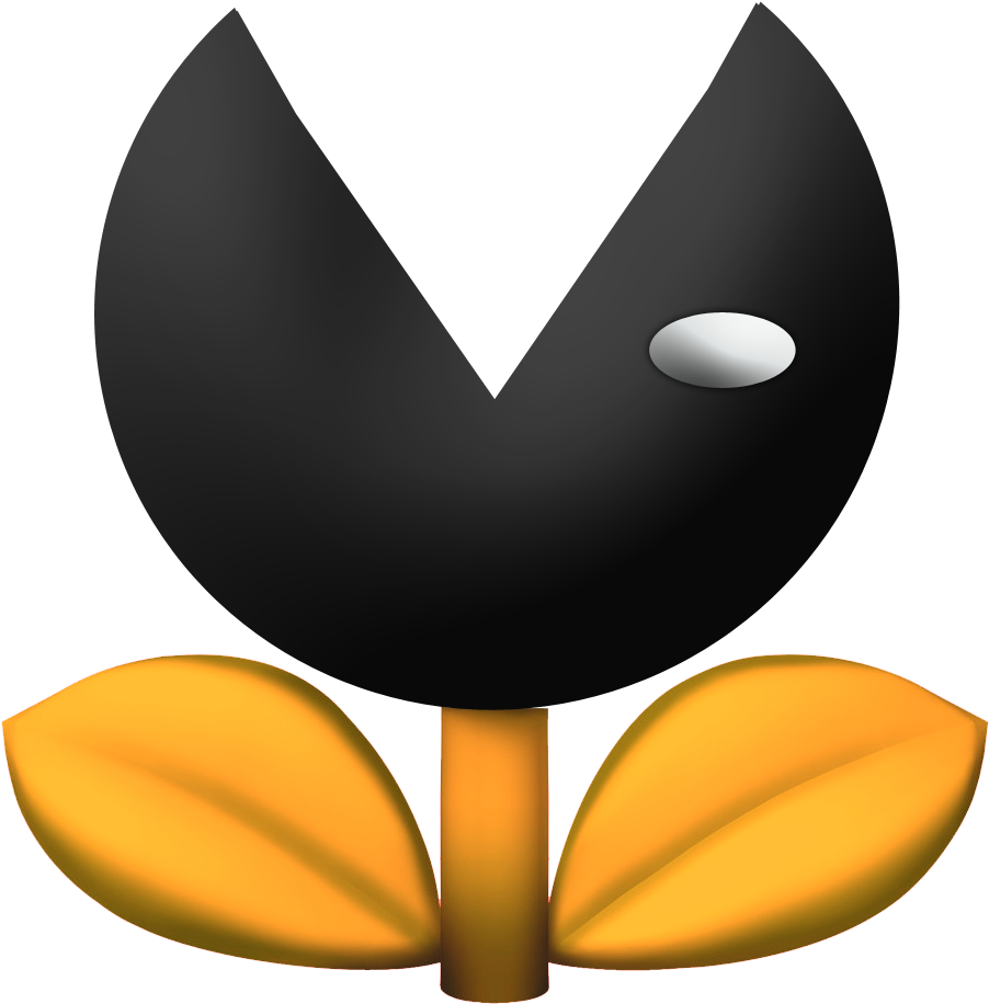 Muncher - Super Mario Fire Flower (1000x1000)