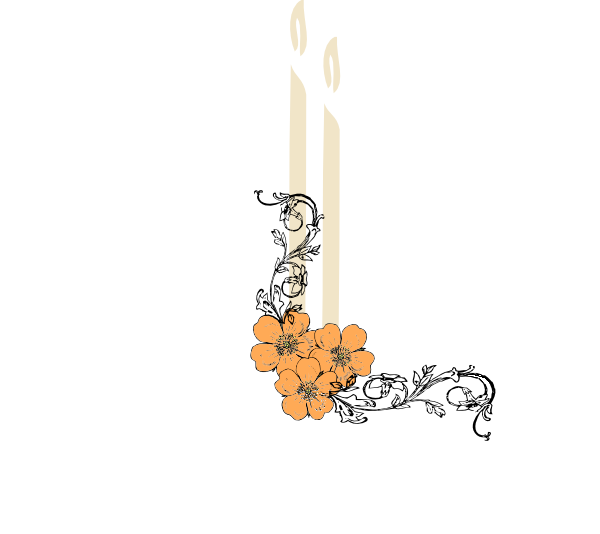 Candle - Purple Borders And Frames (600x534)