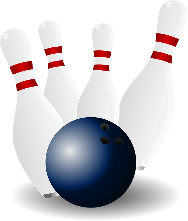 Bowling Ball Bowling Pin Ten-pin Bowling Clip Art - Bowling Ball Bowling Pin Ten-pin Bowling Clip Art (612x720)