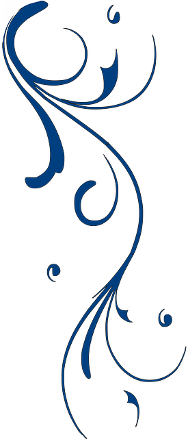 Remolino, Florales, - Blue Swirl Clip Art (320x640)