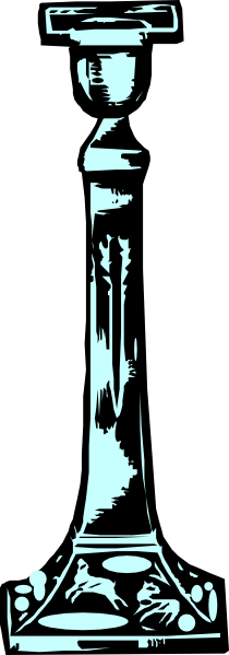 Candle Holder Cliparts - Candlestick (958x2740)