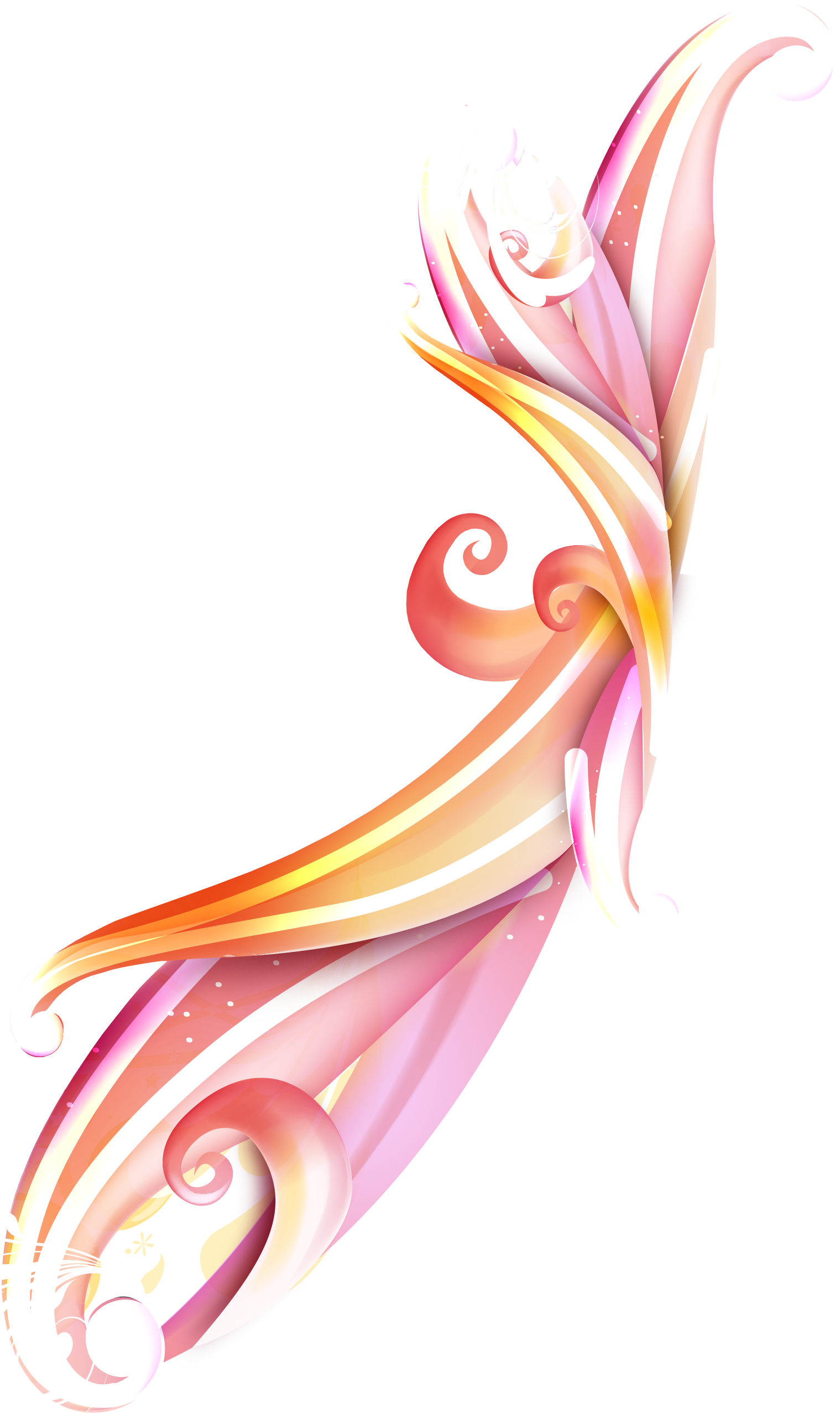 Vector Png Images Transparent Free Download - 彩色 緞 帶 素材 (1558x2559)