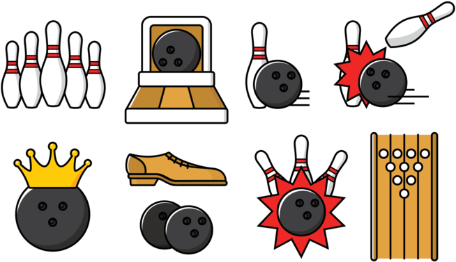 Bowling Alley Vektor-illustration - Ten-pin Bowling (700x490)
