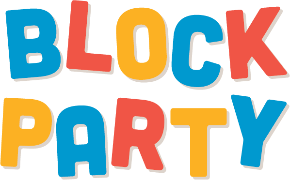 Minecraft Block Clipart Detroit Police D - Community Block Party (598x372)