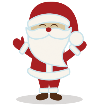 Cute Santa Clipart Your Christmas Image - Santa Claus (400x400)