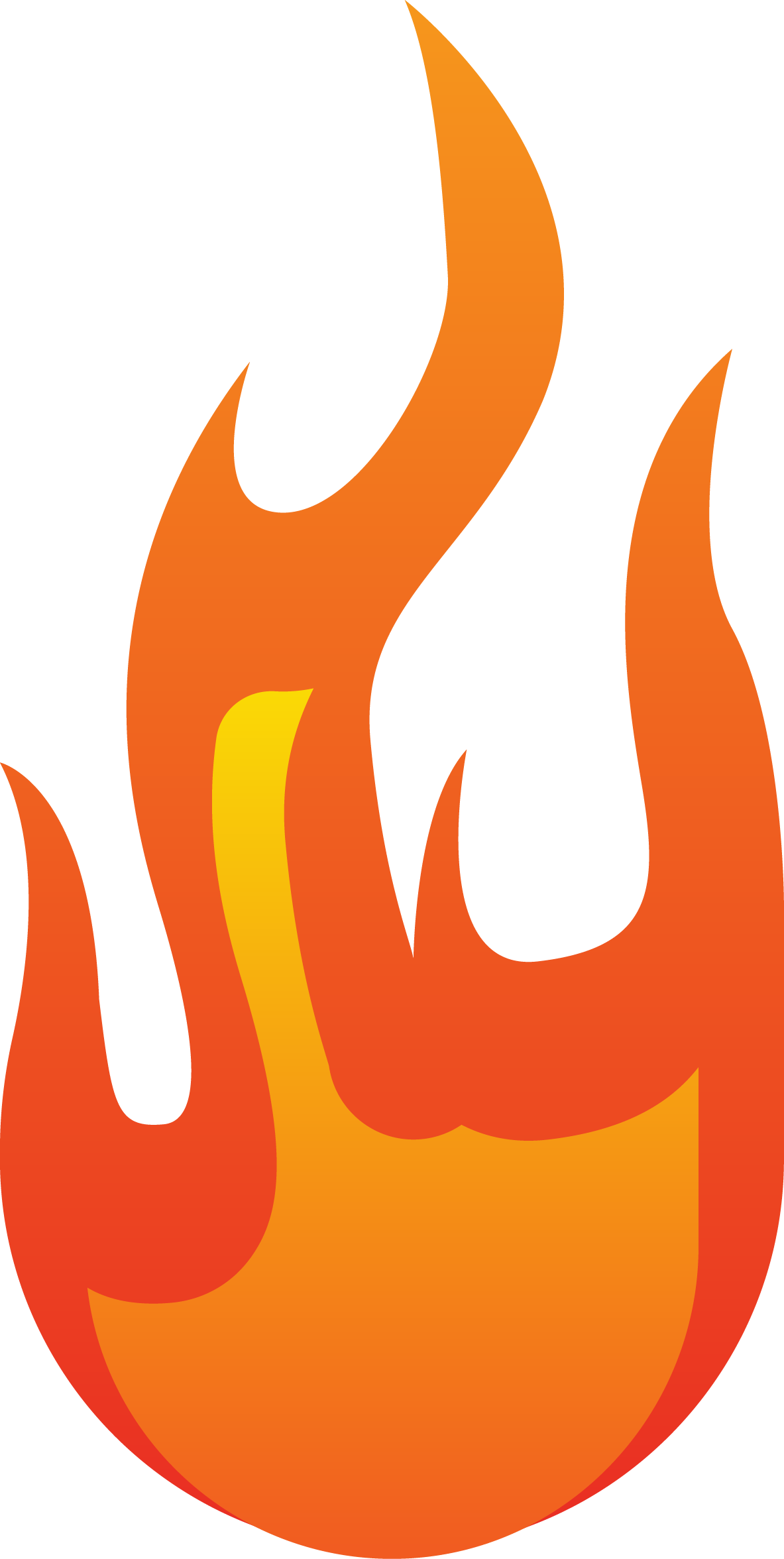 Flame Combustion Fire Euclidean Vector - Flame (1183x2352)