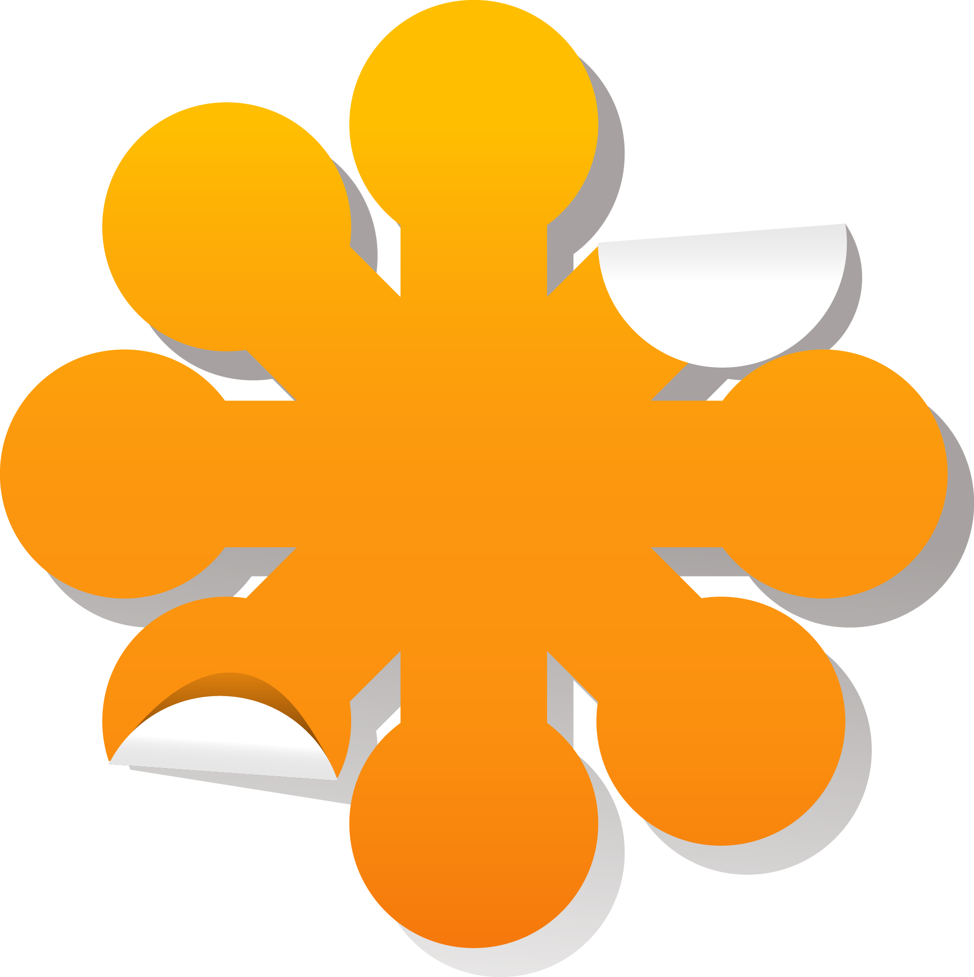 Orange Euclidean Vector Illustration - Orange Euclidean Vector Illustration (1898x1903)