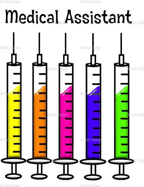 Medical Assistant Syringes Wallpaper - Medical Assistant 7 Syringes Greeting Cards (pk (530x687)