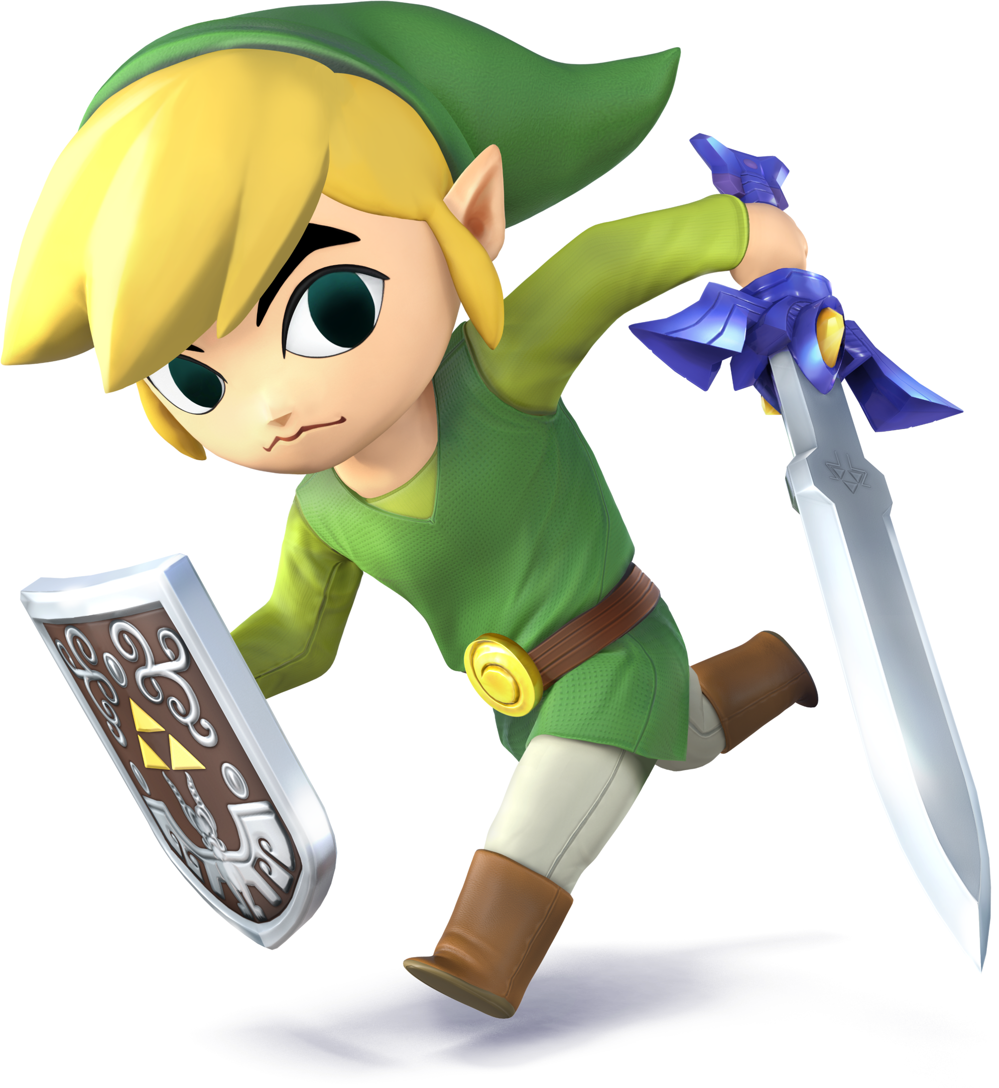 Toon Link Artwork - Super Smash Bros Wii U Toon Link (2000x2165)