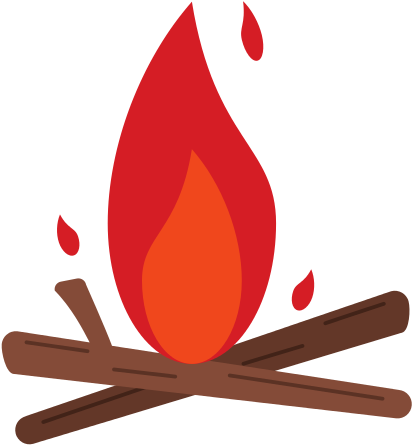 Bonfire Wood Camping Design - Bonfire (550x550)