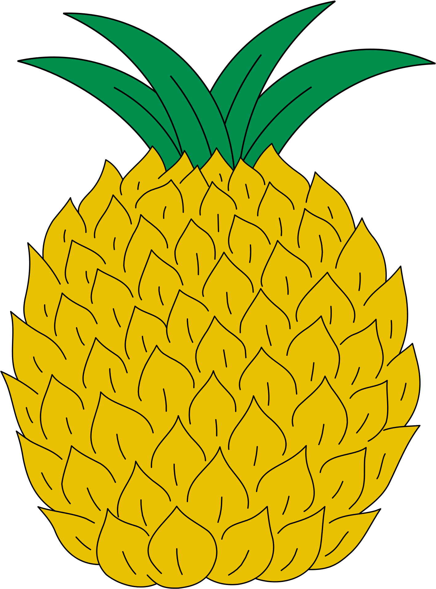 Pineapple Png - Pineapple Coat Of Arms (2000x2366)