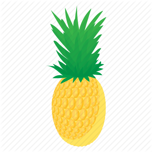 Pineapple Cartoon - Pineapple Cartoon Icon (512x512)