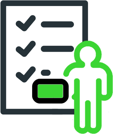 Through The Portal They Can See Various Records Such - Check Time Icon (512x512)