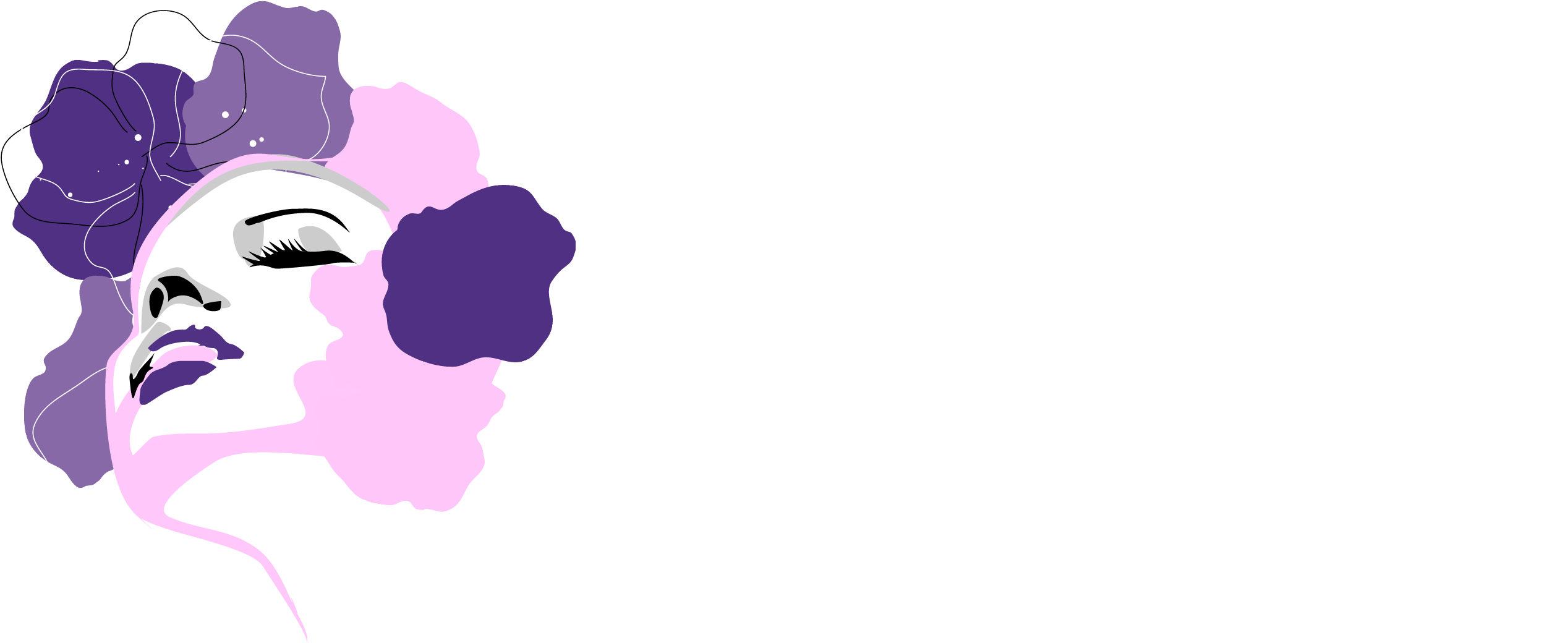 Pink Aesthetic Clipart Transparent (2544x1188)