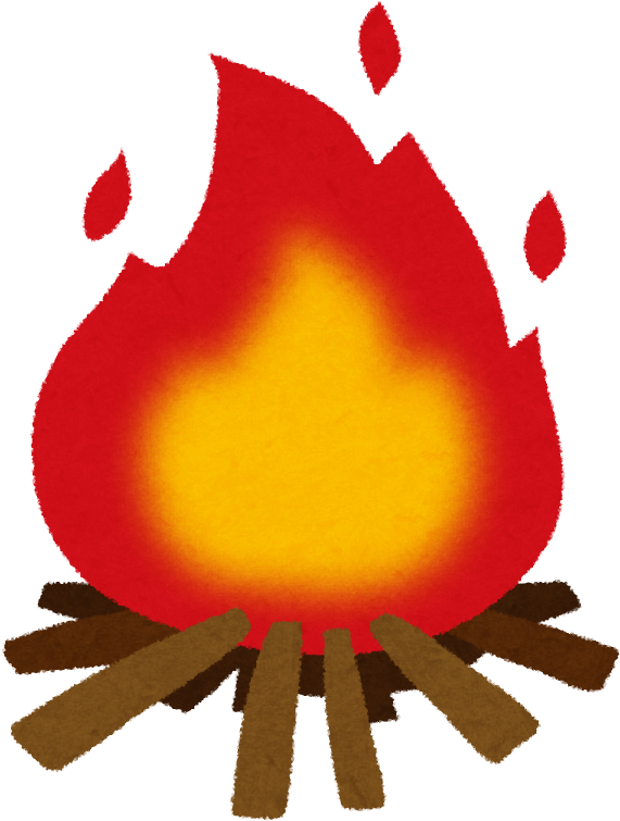 Bonfire Campsite Camping Uniflame いらすとや - 火 おこし イラスト (705x791)