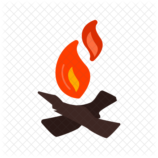Campfire Icon - Camping (512x512)