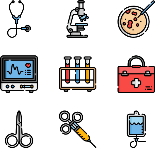 Medical Instruments - Icons For Web Design (600x564)