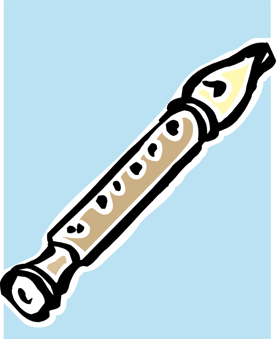 Flute Instrument Clipart - Plauta Instrument Clip Art (958x1178)