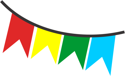 Bandeira De Festa Junina Com Fundo Transparente Png - Desenho Balao Festa Junina (527x324)