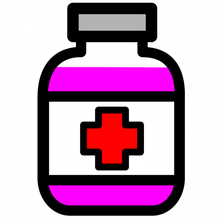 Medicine Bottle Clipart Free Pill Bottle Cliparts Download - Medicine Bottle Clipart Free Pill Bottle Cliparts Download (768x768)