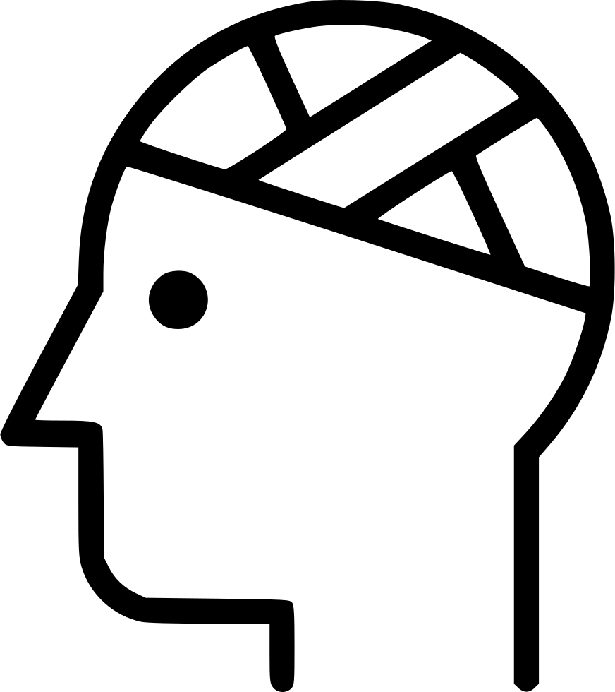 Patient Injury Bandaged Head Bandage Medicine Comments - Head Bandage Clipart (872x980)