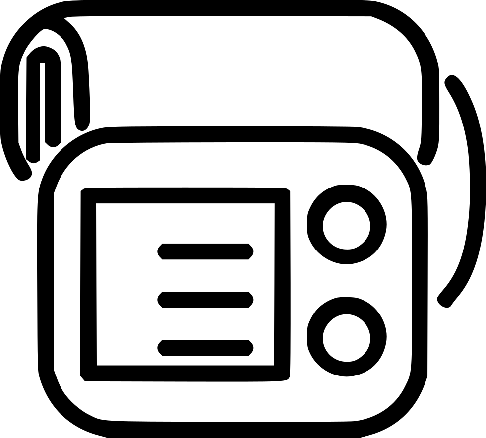 Blood Pressure Cuff Tonometer Comments - Blood Pressure Meter Icon (980x883)