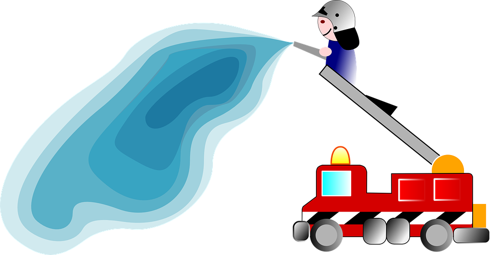 Hot Water Cliparts 22, - Fire Truck Clip Art (1280x666)