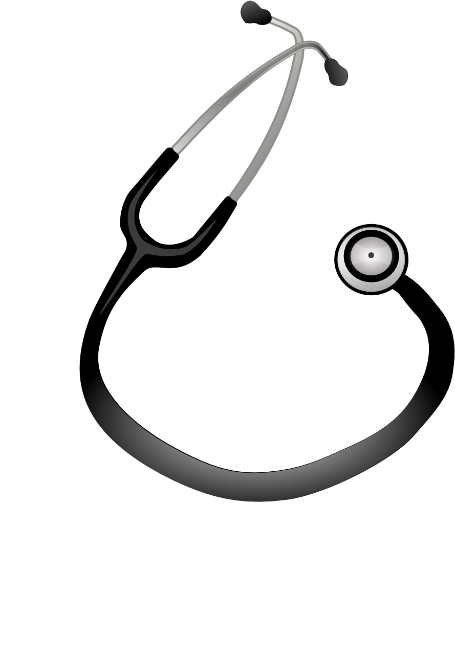 Clip Art Details - Stethoscope (1000x1414)