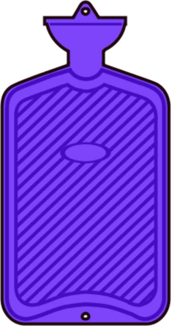 Hot Water Heater Clipart - Hot Water Bottle Vector (600x1143)