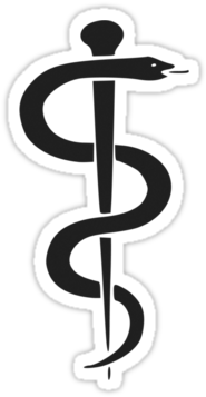 The Rod Of Asklepios - Rod Of Asclepius Svg (375x360)