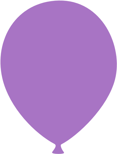 Purple Clipart Baloon - Balloon Purple Clip Art (440x600)