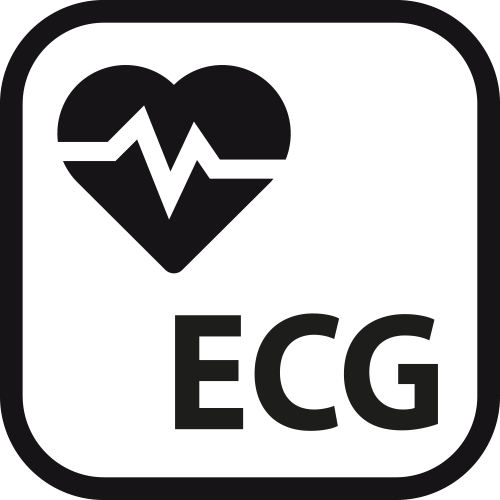 Press The Ecg Sensor For 30 Seconds For Heart Rate - Ecg Icon (500x500)