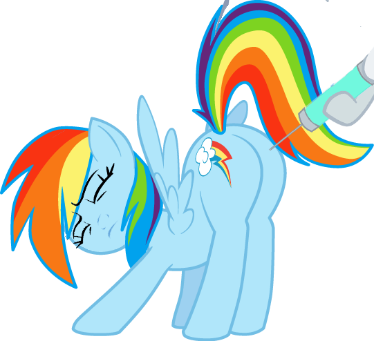 Sersys, Eyes Closed, Face Down Ass Up, Frown, Needle, - Little Pony Friendship Is Magic (541x494)