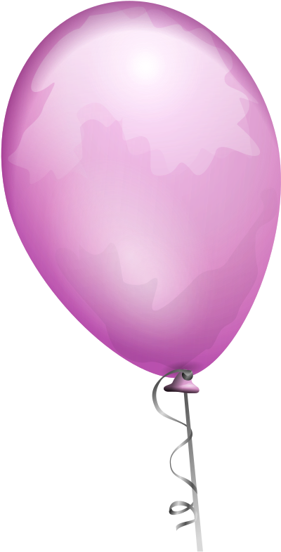 Free Purple Balloon Clip Art - Balloon Clip Art (436x800)