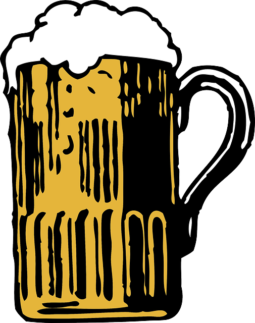 Glass, Drawing, Cup, Bottle, Silhouette, Cartoon, Free - Funny St Patricks Day Quotes (505x640)