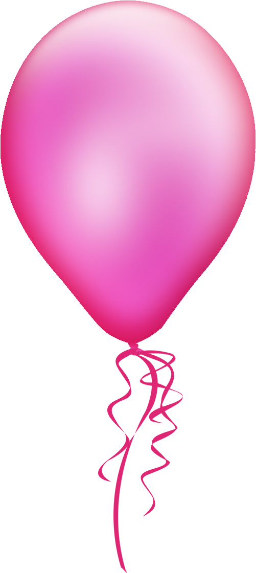 Pink Balloon Png Transparent Background (501x1121)
