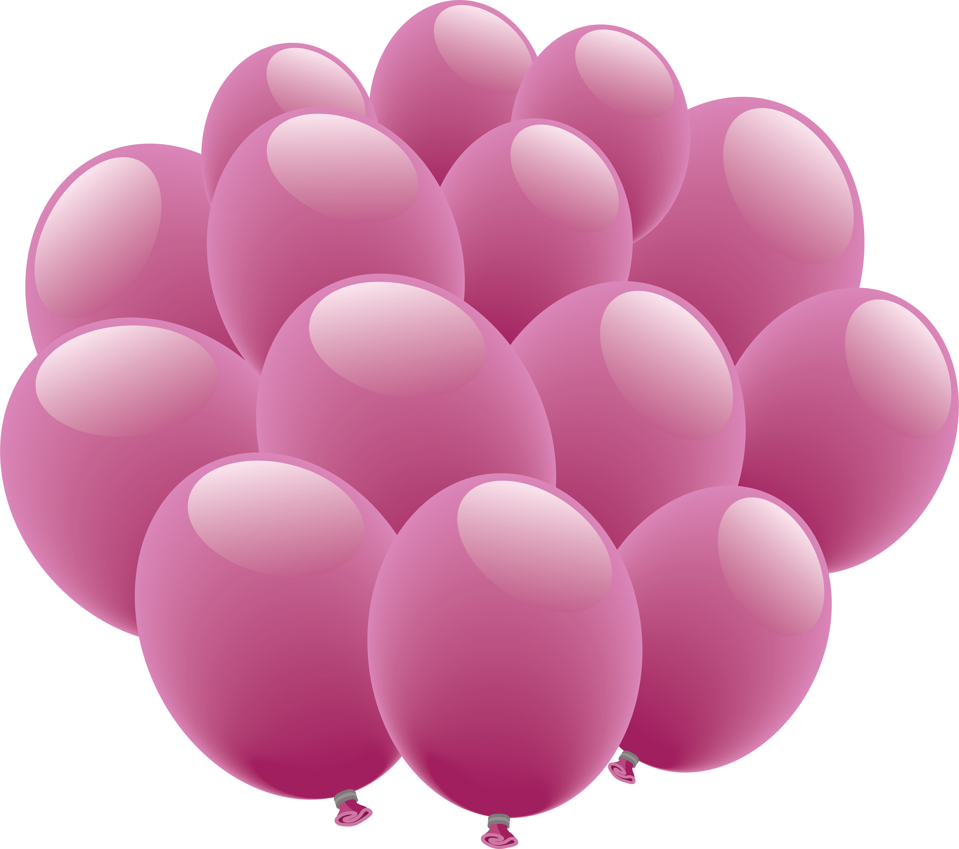 Balloon Png Images, Free Picture Download With Transparency - Pink Balloons Transparent Background (3637x3220)